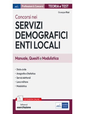 cover image of [EBOOK] Concorsi nei Servizi demografici enti locali